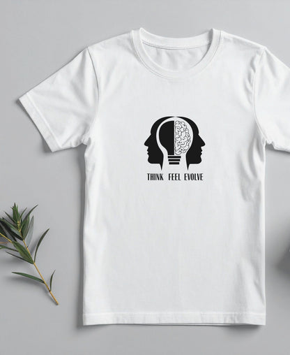 Think. Feel. Evolve (White)