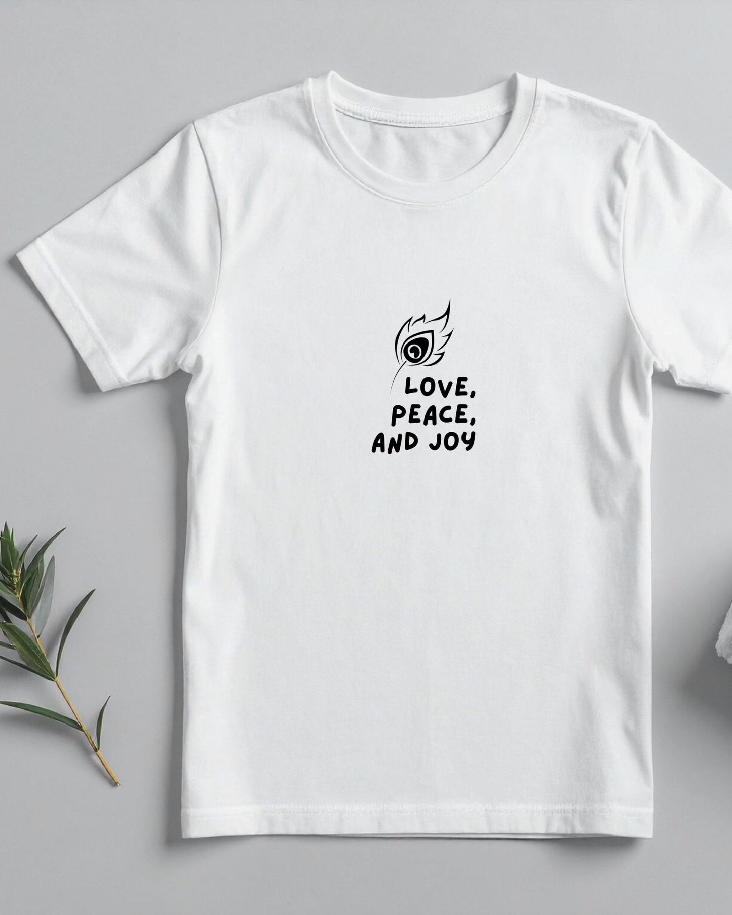 Love, Peace, and Joy (White)