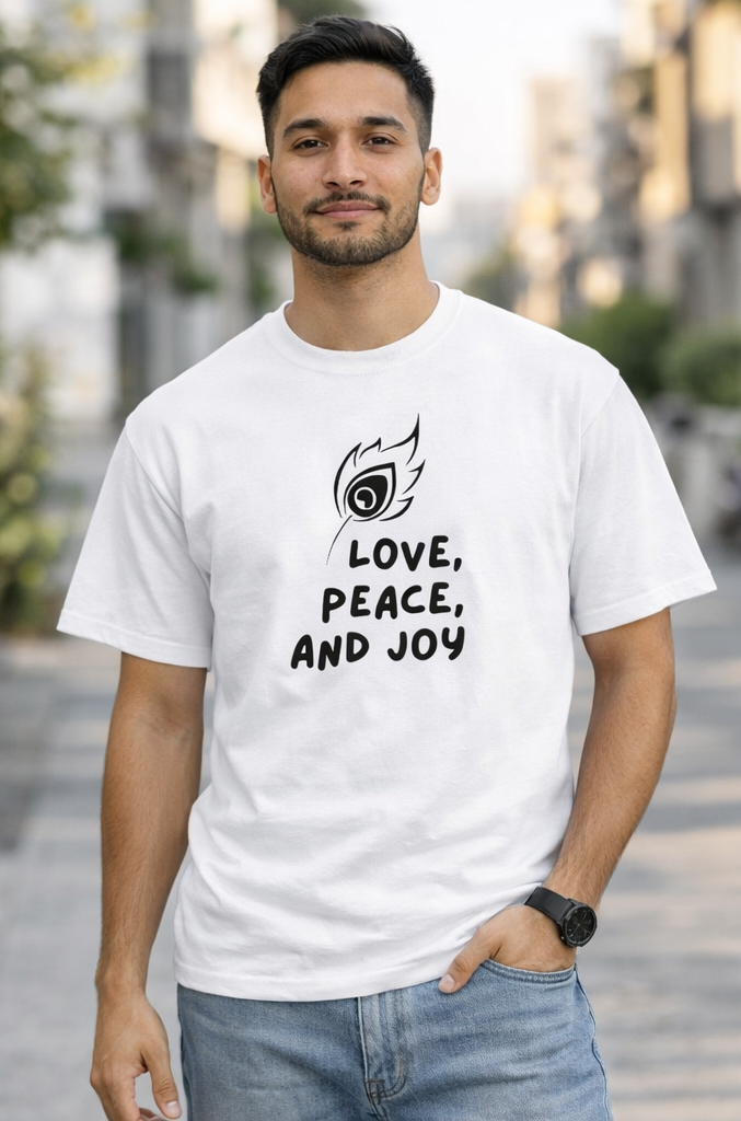Love, Peace, and Joy (White)