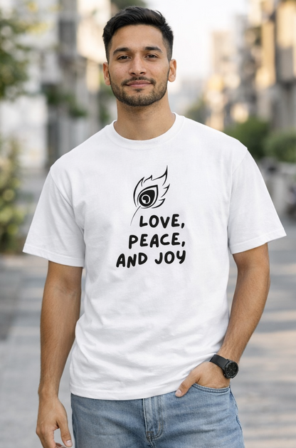 Love, Peace, and Joy (White)
