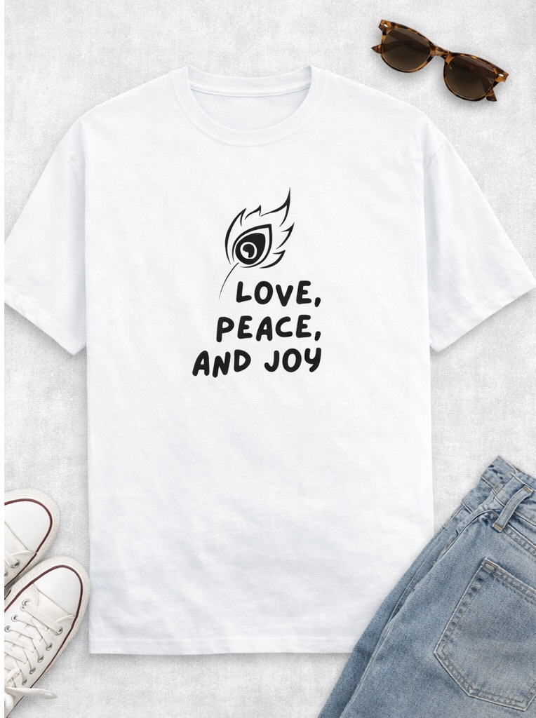 Love, Peace, and Joy (White)